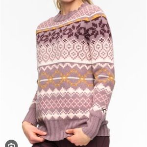 NEW🎿 Kari Traa Froya Knit Top - Wool, Long Sleeve in TAUPE XS